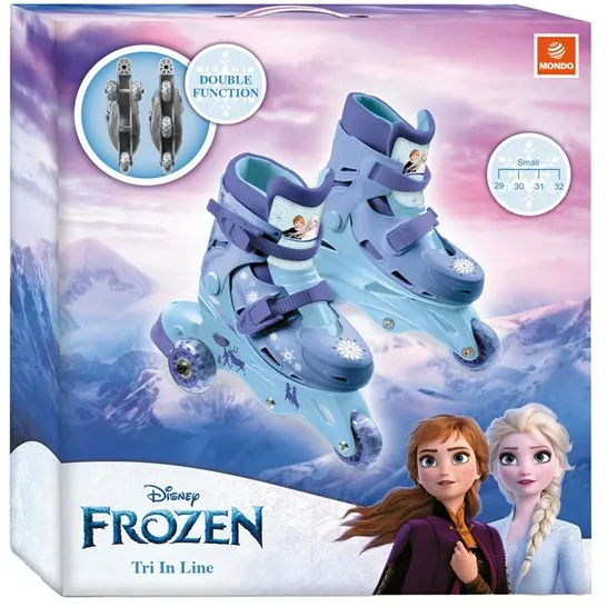 Mondo Disney Frozen Tri Inline Skates-Skeelers size 29-32